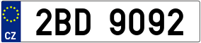 Truck License Plate